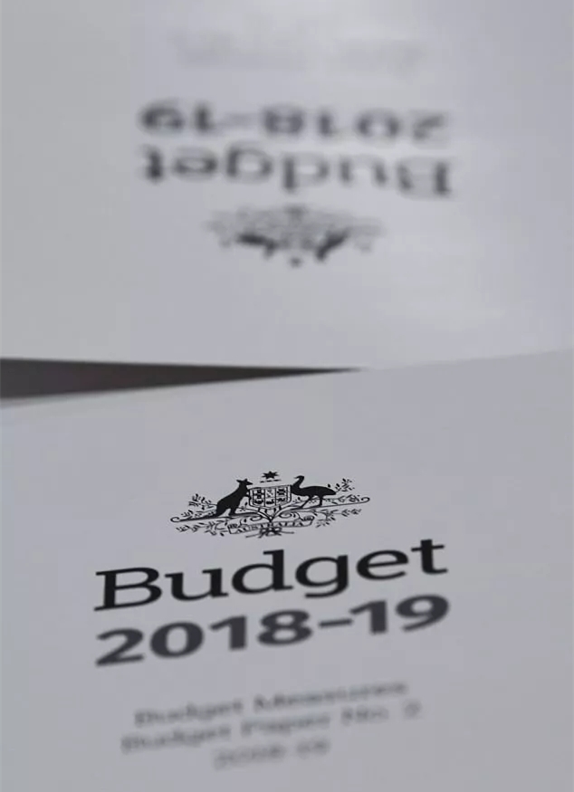 澳财政部公布了2018年联邦预算案
