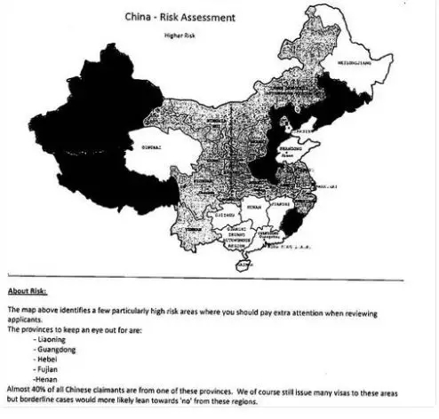 申请美国签证拒签地图被曝光，这6省是高危！