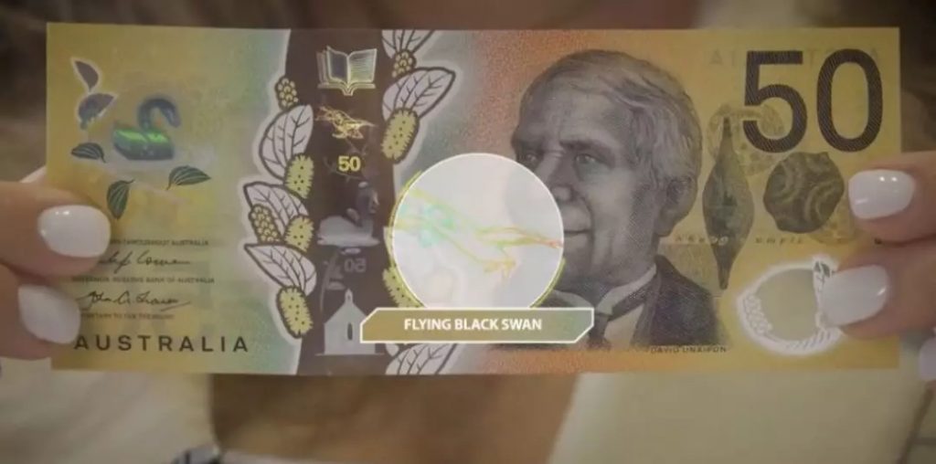 澳洲新纸币神秘防伪黑科技